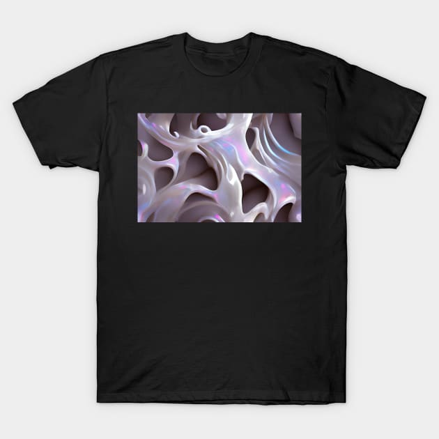 Clean and Smooth Plaster Waves T-Shirt by newdreamsss